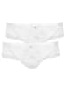 Lisca 2er Pack Brazilian Slip in white