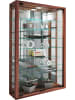 ebuy24 Vitrinenschrank VitrosaMini 8 Braun 59 x 18 cm