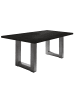 58 aufm Kessel ESSZIMMERTISCH Eila 4 140 x 90 x 75 Esstisch Graphit/Schwarzstahl