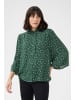 Kaffe Langarm - Hemd KAvinni Loose fit in Green / Turtledove Dot
