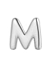 Glanzstücke München Ohrringe Piercing Buchstabe M aus Sterling Silber in silber