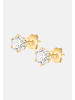 Ethische Diamanten Ohrringe aus 375 Gelbgold mit Lab Grown Diamant