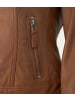 7eleven Lederjacke Lammnappa in Cognac