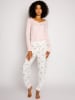 P.J. Salvage Pyjamahose pant - Love You A Ton in off-white