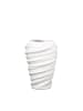 GILDE Vase "Twist" in Weiß - (H) 20cm