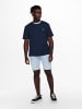 Only&Sons Denim Capri Jeans Shorts 3/4 Bermuda Pants ONSPLY in Blau
