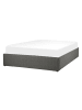 Beliani Doppelbett DINAN in Grau - (W) 149 x (H) 31 x (L) 214 cm