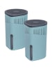 Wenko Raumentfeuchter Drop Türkis 1000 g 2er Set, Raumentfeuchter Mod. Drop Türkis 1000 g 2er Set in Türkis