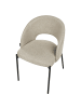 Beliani 2er-Set Esszimmerstuhl PENNY in Beige/Schwarz