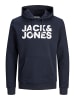 Jack & Jones Sweat Hoodie Kapuzen Pullover Sweatshirt JJECORP in Navy