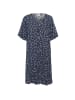 Studio Kleid Signe in Navy and small white flowers