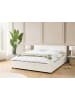 Beliani Doppelbett MIRANDE in Weiß - (W) 189 x (H) 90 x (L) 231 cm