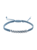 Elli Armband 925 Sterling Silber Knoten, Kugel in Blau