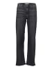 BETTY & CO High Waisted-Jeans mit Strass in Black Denim