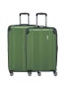 travelite City - 4-Rollen Trolley Set 2tlg. (grün) in grÃ¼n