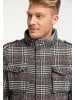 MO Herren Glencheck-Jacke in Schwarz Weiss