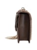 Seidenfelt Roros - Schultertasche 21 cm (gold) in dark brown