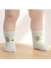MUNADUNA 3er-Set 'Elefäntchen' Rutschfeste Baby-Sommersocken/Bodensocken