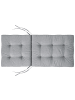 Beliani 8er-Set Auflagen MAUI PREMIUM in Grau