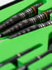 BULLS Steeldarts Brian Raman Dartpfeile Darts-Set Profi in green arrow