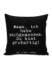 Mr. & Mrs. Panda Kopfkissen Mama, ich habe nachgemessen.... mit ... in Schwarz