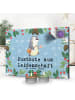 Mr. & Mrs. Panda Adventskalender Postbote Leidenschaft mit Spruch in Eisblau
