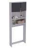 VCM  Holz Überbauschrank Waschmaschine Überbau Goralo in Weiß / Anthrazit