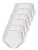 Nina von C. 6er Pack Damen Taillenslip in weiss