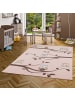 Pergamon Kinderteppich Trendline Eulen Pastell in Rosa