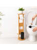 relaxdays WC Garnitur in Natur - (B)30 x (H)80 x (T)18 cm