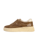 Divine Factory Alénoa-Sneaker aus Leder Beige