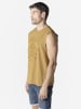 KOROSHI Herren t-shirt boxen baumwolle druck in gold