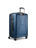 Redolz Essentials 14 4 Rollen Kofferset 3-teilig mit Dehnfalte in dark blue metallic