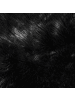 Beliani Schaffell MUNGO in Schwarz - (W) 63 x (H) 3 x (L) 95 cm