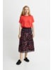 ICHI IHNALLA SK A-Linie in Poppy Red Print Mix 1