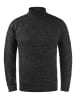 BLEND Rollkragenpullover in schwarz