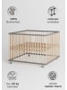 Sämann Sämann Laufgitter mit Lattenrost & Matratze Basic - grau/natur - Premium