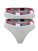 Moschino Slip 2er Pack in Grau