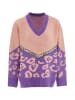 IMANE Damen Strickpullover in Lavendel Rosa