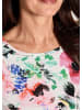 GOLDNER Florales Shirt in bunten Farben mit Halbarm in bunt / gemustert