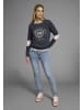 Kangaroos Sweatshirt in marine-bedruckt