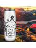 Mr. & Mrs. Panda Wasserflasche Spinne Agathe Brief ohne Spruch in Weiß