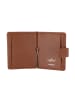 Golden Head Polo Geldbörse RFID Schutz Leder 10 cm Geldscheinklammer cognac