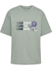 Hummel T-Shirt Hmljr Loose Kinder in ICEBERG GREEN