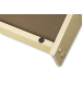 Mr. & Mrs. Panda tablett aus holz Wellensittich Liebe mit Spruch in Grau Pastell