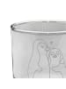 Mr. & Mrs. Panda Tumbler Glas Pinguin umarmen ohne Spruch in Transparent