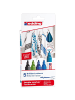 edding Textilmarker edding 4500 creative 2-3mm Packung mit 5 Farben