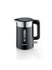 SEVERIN SEVERIN WK 9265 Wasserkocher (1,7 Liter, 2200 W, Edelstahl, schwarz) in Schwarz