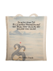 Mr. & Mrs. Panda Tragetasche Pinguine Kuscheln Design mit Spruch in Weiß