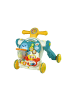 Wisam® 4in1 Kinderwagen Lerntisch Scooter Fahrrad für Baby Blau